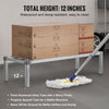 VEVOR Aluminum Dunnage Rack, 48” x 20” Commercial Food Floor Rack, 12” Off the Floor, 1000 lbs Capacity All-Welded Aluminum Storage Rack, for Storage in Restaurants, Kitchens, Garages and Vehicles