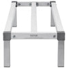 VEVOR Aluminum Dunnage Rack, 48” x 14” Commercial Food Floor Rack, 8” Off the Floor, 1000 lbs Capacity All-Welded Aluminum Storage Rack, for Storage in Restaurants, Kitchens, Garages and Vehicles