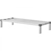 VEVOR Aluminum Dunnage Rack, 48” x 20” Commercial Food Floor Rack, 8” Off the Floor, 1000 lbs Capacity All-Welded Aluminum Storage Rack, for Storage in Restaurants, Kitchens, Garages and Vehicles