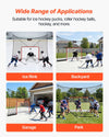 VEVOR Hockey Net Backstop, 12x7 ft Durable Hockey Goal Backstop Net with Extended Coverage, Lightweight and Portable Backyard Training Equipment, Easy Assembly, for Youth Adult (NET ONLY)