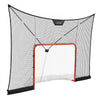 VEVOR Hockey Goal Goal and Backstop Net Set, 12x7 ft Durable Hockey Net with Extended Coverage, Lightweight Portable Complete Training Accessory Set, Easy Assembly, for Youth and Adults