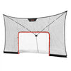 VEVOR Hockey Goal Goal and Backstop Net Set, 12x7 ft Durable Hockey Net with Extended Coverage, Lightweight Portable Complete Training Accessory Set, Easy Assembly, for Youth and Adults