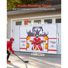 VEVOR Hockey Shooting Tarp, Shooter Tutor Ice Hockey Goal Practice Target, Tear-proof Premium Net with 7 Holes, Easy Set Up Hockey Net Replacement, Training Equipment for Practicing Shooting Accuracy