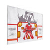 VEVOR Hockey Shooting Tarp, Shooter Tutor Ice Hockey Goal Practice Target, Tear-proof Premium Net with 7 Holes, Easy Set Up Hockey Net Replacement, Training Equipment for Practicing Shooting Accuracy