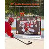 VEVOR Street Hockey Goalie Shooting Target, Shooter Tutor Ice Hockey Goal Practice Target, Tear-proof Premium Net with 11 Hole, Easy Attach Targets, Training Equipment for Practicing Shooting Accuracy
