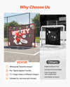 VEVOR Street Hockey Goalie Shooting Target, Shooter Tutor Ice Hockey Goal Practice Target, Tear-proof Premium Net with 11 Hole, Easy Attach Targets, Training Equipment for Practicing Shooting Accuracy