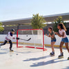 VEVOR Street Hockey Goal, Heavy-Duty Steel Street + Roller Hockey Nets, Durable Hockey Net for Indoor Outdoor Use, Lightweight Portable Training, Easy Assembly for Backyard Park Garage, 55.9 x 44.5 in