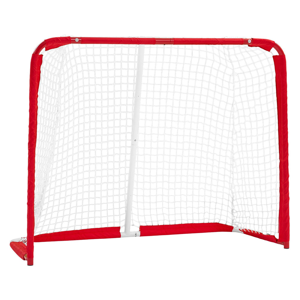 VEVOR Street Hockey Goal, Heavy-Duty Steel Street + Roller Hockey Nets, Durable Hockey Net for Indoor Outdoor Use, Lightweight Portable Training, Easy Assembly for Backyard Park Garage, 55.9 x 44.5 in