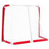 VEVOR Street Hockey Goal, Heavy-Duty Steel Street + Roller Hockey Nets, Durable Hockey Net for Indoor Outdoor Use, Lightweight Portable Training, Easy Assembly for Backyard Park Garage, 55.9 x 44.5 in
