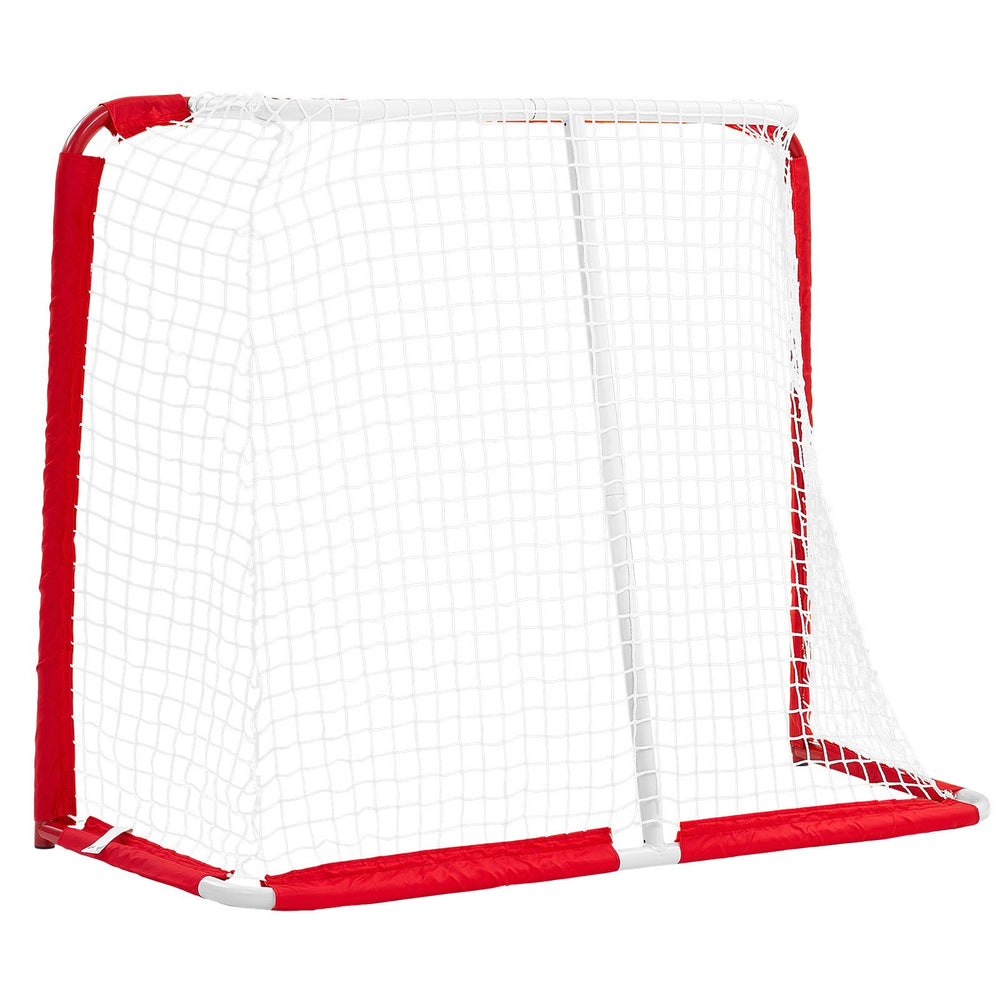 VEVOR Street Hockey Goal, Heavy-Duty Steel Street + Roller Hockey Nets, Durable Hockey Net for Indoor Outdoor Use, Lightweight Portable Training, Easy Assembly for Backyard Park Garage, 55.9 x 44.5 in