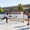VEVOR Street Hockey Goal, Heavy-Duty Steel Street + Roller Hockey Nets, Durable Hockey Net for Indoor Outdoor Use, Lightweight Portable Training, Easy Assembly for Backyard Park Garage, 72 x 48 in