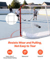 VEVOR Street Hockey Goal, Heavy-Duty Steel Street + Roller Hockey Nets, Durable Hockey Net for Indoor Outdoor Use, Lightweight Portable Training, Easy Assembly for Backyard Park Garage, 72 x 48 in