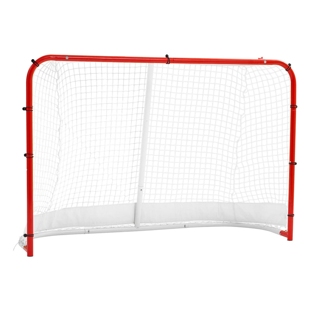 VEVOR Street Hockey Goal, Heavy-Duty Steel Street + Roller Hockey Nets, Durable Hockey Net for Indoor Outdoor Use, Lightweight Portable Training, Easy Assembly for Backyard Park Garage, 72 x 48 in