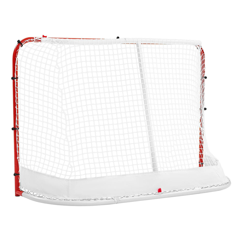 VEVOR Street Hockey Goal, Heavy-Duty Steel Street + Roller Hockey Nets, Durable Hockey Net for Indoor Outdoor Use, Lightweight Portable Training, Easy Assembly for Backyard Park Garage, 72 x 48 in