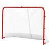 VEVOR Street Hockey Goal, Heavy-Duty Steel Street + Roller Hockey Nets, Durable Hockey Net for Indoor Outdoor Use, Lightweight Portable Training, Easy Assembly for Backyard Park Garage, 72 x 48 in