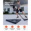 VEVOR Triangle Hockey Passer, Heavy-Duty Multi-Angle Rebounder, Hockey Passing Aid, Passing & Stick Handling Trainer, Off-Ice & On-Ice Portable Equipment, Help Improve Puck Control & Shooting