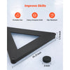 VEVOR Triangle Hockey Passer, Heavy-Duty Multi-Angle Rebounder, Hockey Passing Aid, Passing & Stick Handling Trainer, Off-Ice & On-Ice Portable Equipment, Help Improve Puck Control & Shooting