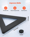 VEVOR Triangle Hockey Passer, Heavy-Duty Multi-Angle Rebounder, Hockey Passing Aid, Passing & Stick Handling Trainer, Off-Ice & On-Ice Portable Equipment, Help Improve Puck Control & Shooting