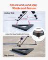 VEVOR Triangle Hockey Passer, Heavy-Duty Multi-Angle Rebounder, Hockey Passing Aid, Passing & Stick Handling Trainer, Off-Ice & On-Ice Portable Equipment, Help Improve Puck Control & Shooting