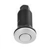 VEVOR Garbage Disposal Air Switch Kit, 3.5" Long Sink Top Air Switch for Food Waste Disposal, Brushed Silver Stainless Steel ON/OFF Air Push Button for Granite, Marble, and Quartz Countertops