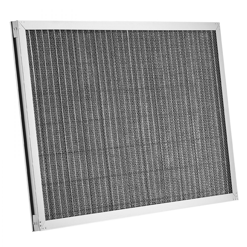 VEVOR Electrostatic Air Filter, 16x25x1 inch Washable & Reusable Aluminum AC/HVAC Furnace Filter, MERV 8 Long Lifetime,Home or Office (Actual Size: 15.5 x 24.65 x 0.82 in)