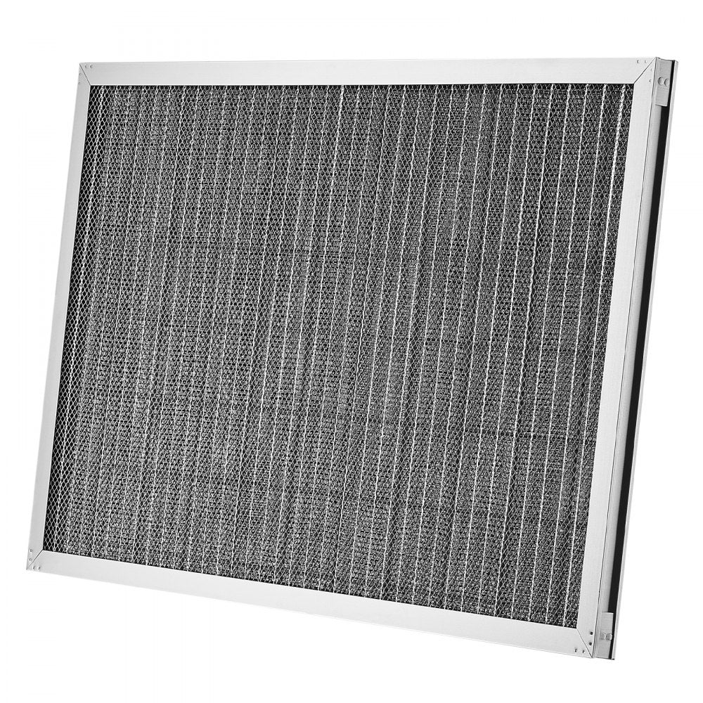 VEVOR Electrostatic Air Filter, 16x25x1 inch Washable & Reusable Aluminum AC/HVAC Furnace Filter, MERV 8 Long Lifetime,Home or Office (Actual Size: 15.5 x 24.65 x 0.82 in)