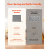 VEVOR Electrostatic Air Filter, 20x25x1 inch Washable & Reusable Aluminum AC/HVAC Furnace Filter, MERV 8 Long Lifetime, Home or Office (Actual Size: 19.75 x 24.65 x 0.82 in)