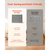 VEVOR Electrostatic Air Filter, 20x25x4 inch Washable & Reusable Aluminum AC/HVAC Furnace Filter, MERV 8 Long Lifetime, Home or Office (Actual Size: 19.37 x 24.37 x 3.58 in)