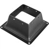 VEVOR Deck Post Base 5 PCS Post Base Skirt 4x4\" (Actual 3.38x3.38\") Post Support Flange 2.5LBS Deck Post Skirt Black Powder-Coated Decking Post Base with Thick Steel for Deck Supports Porch Railings