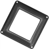 VEVOR Deck Post Base 5 PCS Post Base Skirt 4x4\" (Actual 3.38x3.38\") Post Support Flange 2.5LBS Deck Post Skirt Black Powder-Coated Decking Post Base with Thick Steel for Deck Supports Porch Railings