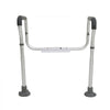 VEVOR Toilet Safety Rail, Bathroom Toilet Seat Frame, Adjustable Width & Height Fit Most Toilets, Supports 300lbs, Toilet Handles Grab Bars with Padded Armrests for Handicap, Disabled, Seniors