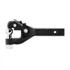 VEVOR Pintle Hook, 16000 lbs Towing Capacity, Pintle Hook Hitch for 2-inch Hitch Hook Military Receiver, Combination 2-inch Hitch Ball, Fits 2.5 to 3-inch Lunette Ring, Black Powder Coat, for Trailers