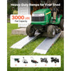 VEVOR Aluminum Trailer Ramps, 2PCS 55 x 12 in, Heavy-Duty ATV Ramp Set with Anti-Slip Plates, 3000LBS Combined Capacity Loading Ramps for Motorcycles, Lawn Mowers, Farm Tractors, Carts