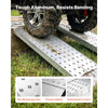 VEVOR Aluminum Trailer Ramps, 2PCS 55 x 12 in, Heavy-Duty ATV Ramp Set with Anti-Slip Plates, 3000LBS Combined Capacity Loading Ramps for Motorcycles, Lawn Mowers, Farm Tractors, Carts