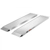 VEVOR Aluminum Trailer Ramps, 2PCS 55 x 12 in, Heavy-Duty ATV Ramp Set with Anti-Slip Plates, 3000LBS Combined Capacity Loading Ramps for Motorcycles, Lawn Mowers, Farm Tractors, Carts