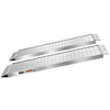 VEVOR Aluminum Trailer Ramps, 2PCS 55 x 12 in, Heavy-Duty ATV Ramp Set with Anti-Slip Plates, 3000LBS Combined Capacity Loading Ramps for Motorcycles, Lawn Mowers, Farm Tractors, Carts