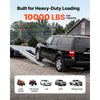VEVOR Aluminum Trailer Ramps, 2PCS 96 x 15 in, Heavy-Duty Truck Ramp Set, 10000LBS Combined Capacity ATV Loading Ramps for Pickup Trucks, Motorcycles, Lawn Mowers, Cars, Farm Tractors, Carts