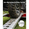 VEVOR Aluminum Trailer Ramps, 2PCS 96 x 15 in, Heavy-Duty Truck Ramp Set, 10000LBS Combined Capacity ATV Loading Ramps for Pickup Trucks, Motorcycles, Lawn Mowers, Cars, Farm Tractors, Carts