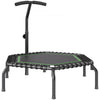 VEVOR Mini Trampoline, 54.5 Inch Fitness Rebounder, Max Load 450 lbs Exercise Trampoline, Stable & Quiet Small Trampoline with 3 Levels Height Adjustable Foam Handle, for Adults Indoor/Garden Workout
