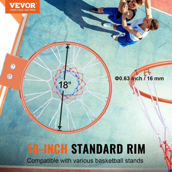 Vevor Basketball Rim Wall Door Mounted 18