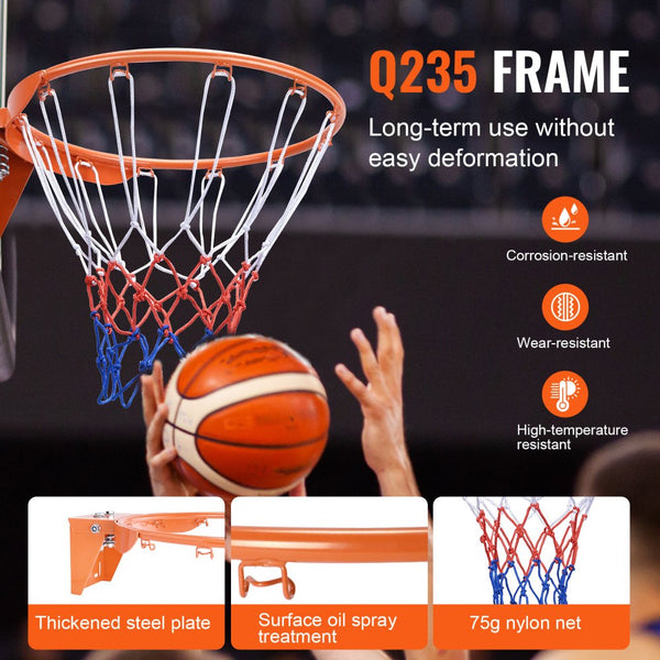 Vevor Basketball Rim Wall Door Mounted 18