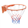 VEVOR Basketball Rim, Wall Door Mounted Basketball Hoop, Heavy Duty Q235 Basketball Flex Rim Goal Replacement with Net, Standard 18" Indoor and Outdoor Hanging Basketball Hoop for Kids Adults