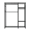 VEVOR Clothing Garment Rack, Heavy Duty Clothes Rack, 6 Adjustable Tiers Clothes Racks with Steel Frame, 800 lbs Load Capacity Closet Wardrobe with 3 Hanging Rods for Bedroom, Clothing Store, Hallway