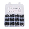 VEVOR 280 Pcs Bolts and Nuts Assortment Kit, Metric Machine Screws and Flat Washers, Alloy Steel M6/M8/M10 Multiple Size, for Furniture / Equipment Assembly, Vehicle Grade 10.9 Black, with Case