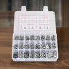 VEVOR 720 Pcs Bolts and Nuts Assortment Kit, Imperial Machine Screws and Flat Washers, Stainless Steel 6-32,8-32,10-24,1/4-20, for Furniture /Equipment/Vehicle Assembly, Silver