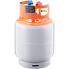 VEVOR Refrigerant Recovery Tank, 30 LBS Capacity, 400 psi Portable Cylinder Tank with Y-Valve for Liquid/Vapor, High-sealing Recovery Can for R22/R134A/R410A, Orange+Gray