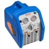 VEVOR Portable Refrigerant Recovery Machine, 1 HP 120V 60Hz Dual Cylinder AC Recovery Machine for Liquid Vapor Refrigerant, 1750 RPM Recycling Unit HVAC for Automotive & Household Air Conditioning