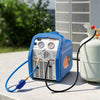 VEVOR Portable Refrigerant Recovery Machine, 3/4 HP 120V 60Hz Single Cylinder AC Recovery Machine for Liquid Vapor Refrigerant, 1750 RPM Recycling Unit HVAC for Automotive & Household Air Conditioning