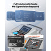 VEVOR Fully Automatic Refrigerant Recovery Machine for 1234yf, ≥98.5% Accuracy, 7-Inch Touch Screen, AC Recovery, Vacuum, and Recharging Machine for Standard and High Voltage Automotive A/C Systems