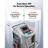 VEVOR Fully Automatic Refrigerant Recovery Machine for 1234yf, ≥98.5% Accuracy, 7-Inch Touch Screen, AC Recovery, Vacuum, and Recharging Machine for Standard and High Voltage Automotive A/C Systems